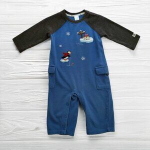 Janie and Jack Artic Romper Size 6-12m
